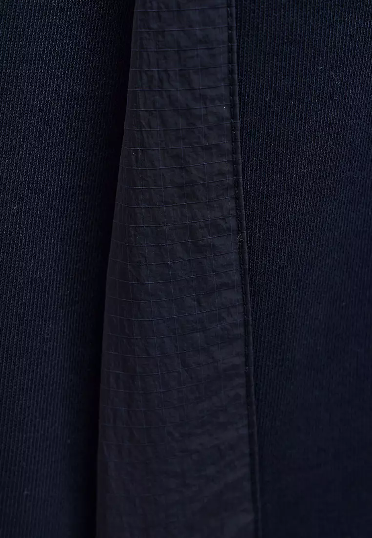 MENS NAVY F BOMB CREW WITH RIPSTOP OVERLAY