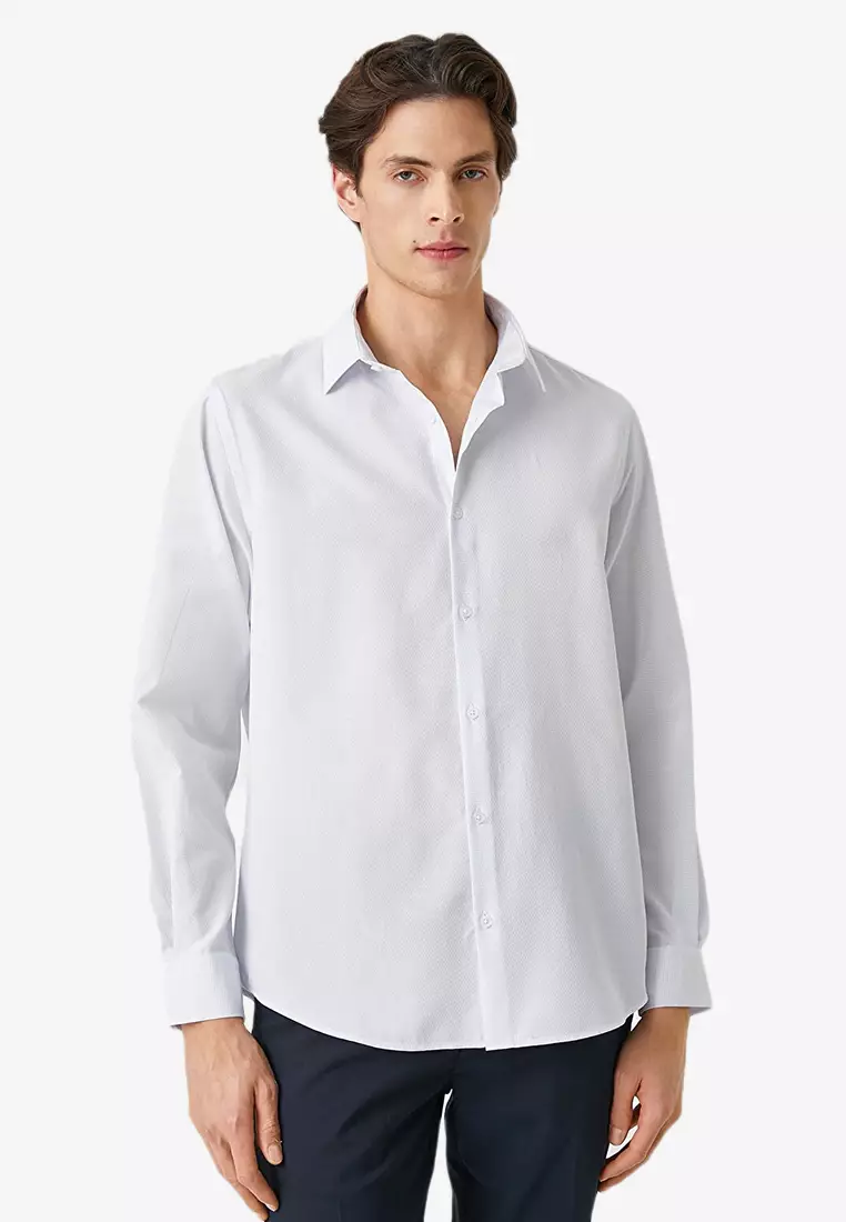 Buy KOTON Basic Classic Long Sleeve Shirt 2024 Online