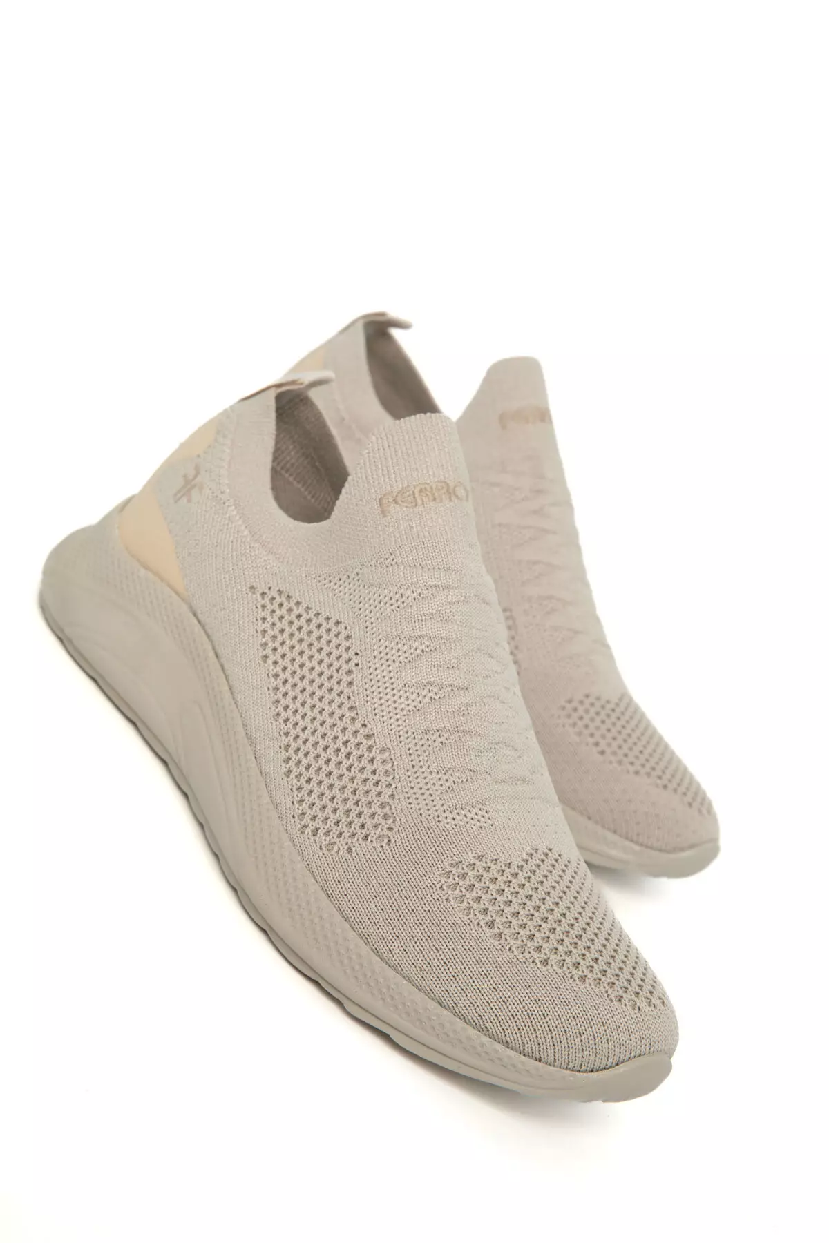 Beige Women'S Sneaker 21253
