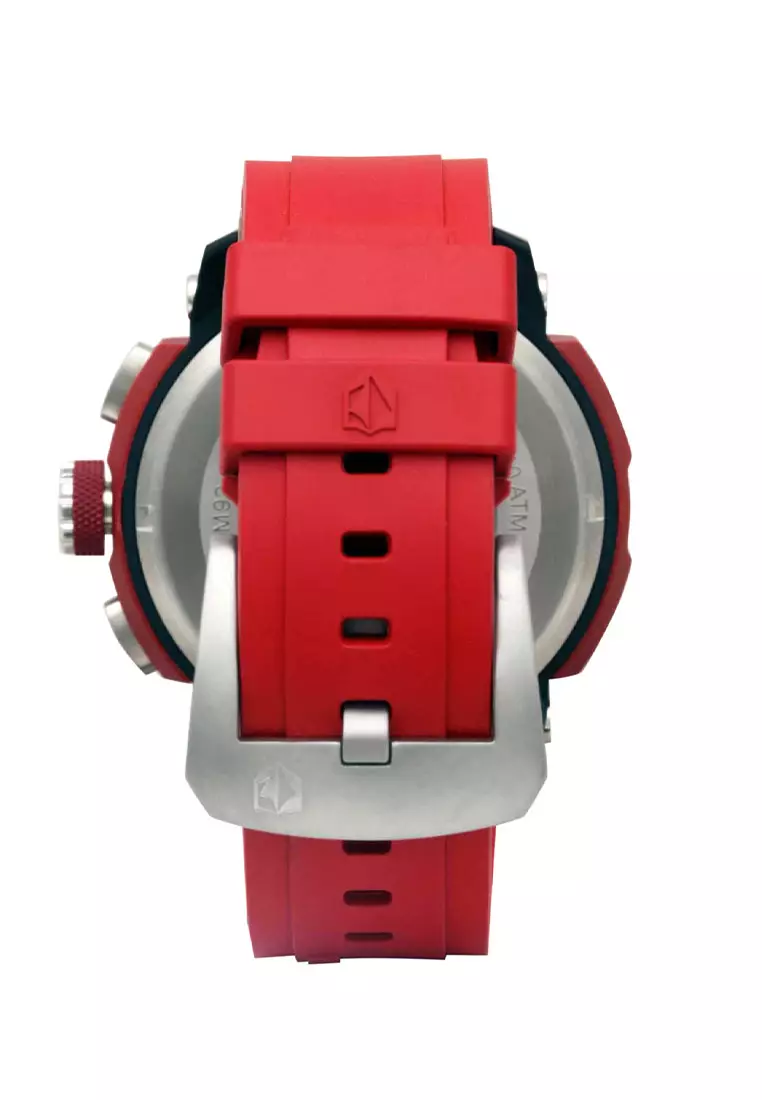 Jual Expedition Expedition Jam Tangan Pria Red Black Rubber Strap