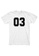 MRL Prints white Number Shirt 03 T-Shirt Customized Jersey AC45DAAC8D3208GS_1