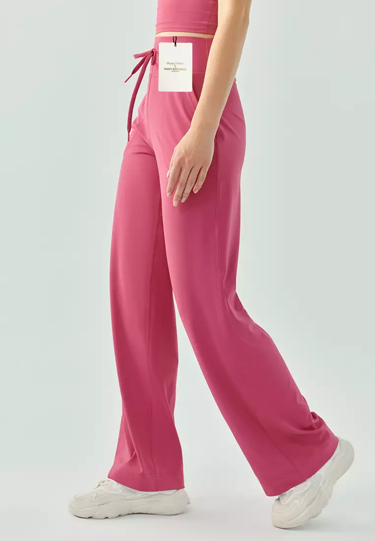 Buy HAPPY FRIDAYS High Waist Yoga Wide-legged Pants DSG-DSP687