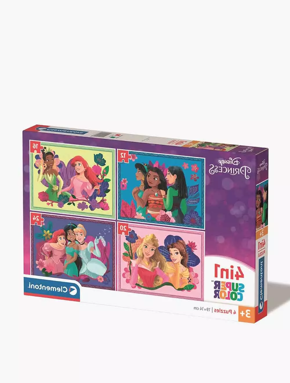 Clementoni 4In1 Puzzle Disney Princess - CLB21517