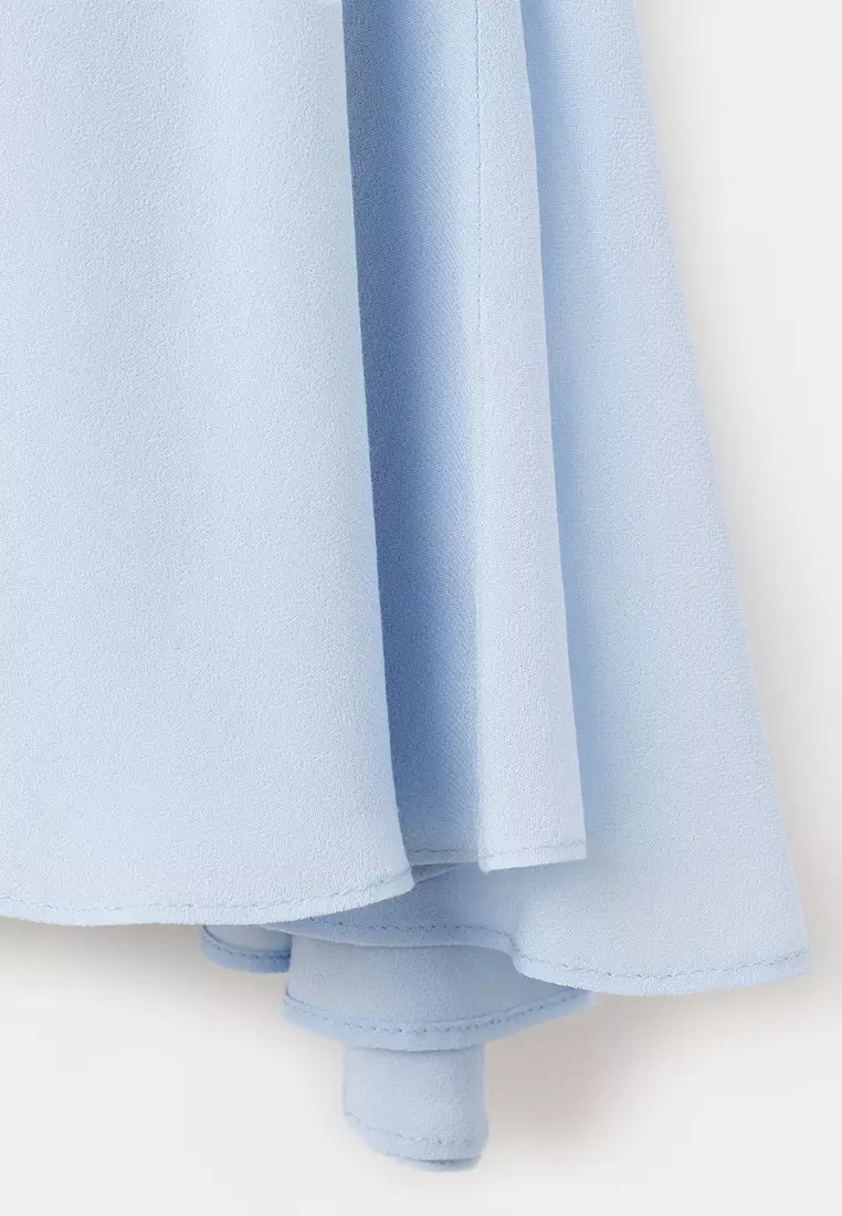 Asymmetrical Pleated Dress