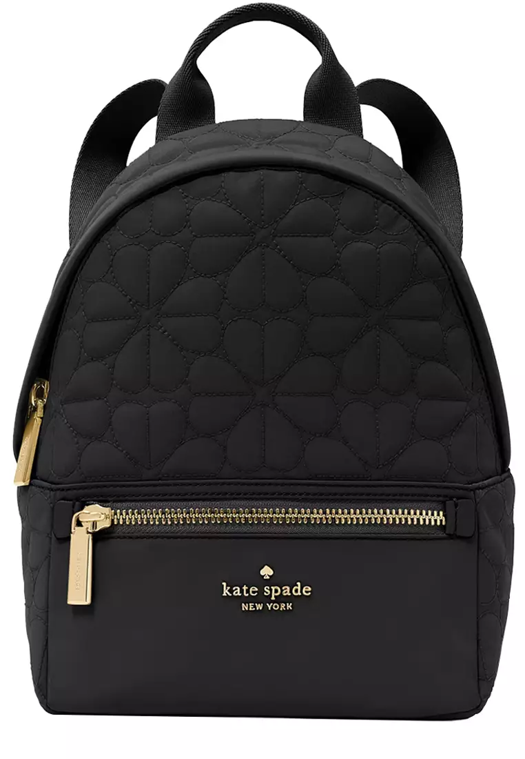 Buy Kate Spade Spade Flower Quilted Fabric Small Backpack Bag in - Main Image