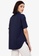 ZALORA WORK navy Oversized Short Sleeve Blouse 00AC0AA0922F20GS_2