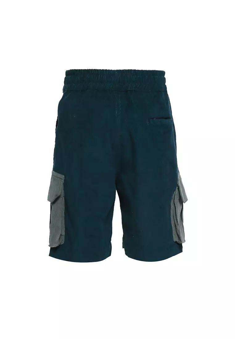 Unisex Cargo Corduroy Short Pants