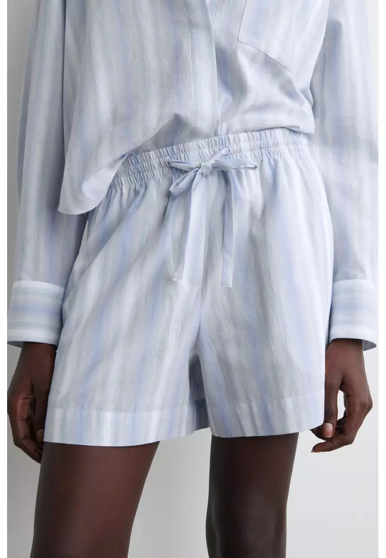 STRIPED SEERSUCKER SHORTS