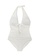 Sunnydaysweety white White Lace Triangle One Piece Swimsuit CA071714 1D70CUS39CBBDAGS_1