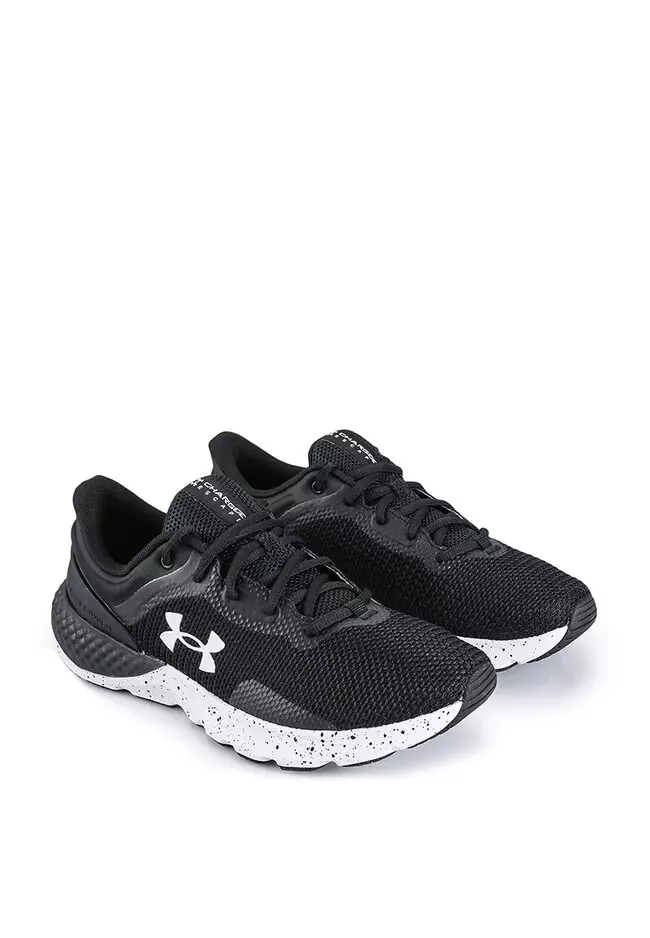 Buy Under Armour Charged Escape 4 Shoes in Black/Black/White 2024 Online