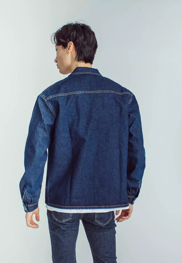 Buy Mossimo Mossimo Alexis Dark Blue Urban Denim Jacket 2024