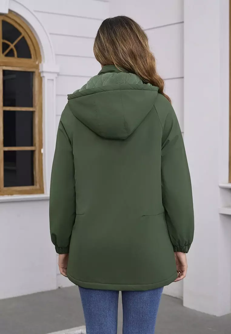 Waterproof Hood Trench Coat AD-N25CL77