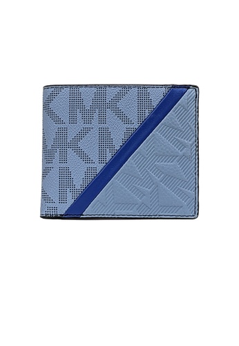 Michael Kors Michael Kors Cooper Logo and Embossed Faux Leather Billfold  Wallet Chambray 36U2LCOF1L | ZALORA Philippines