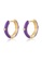 Athena & Co. gold Nessa Enamel Hoop Earrings 55F09ACCF2B9A2GS_1