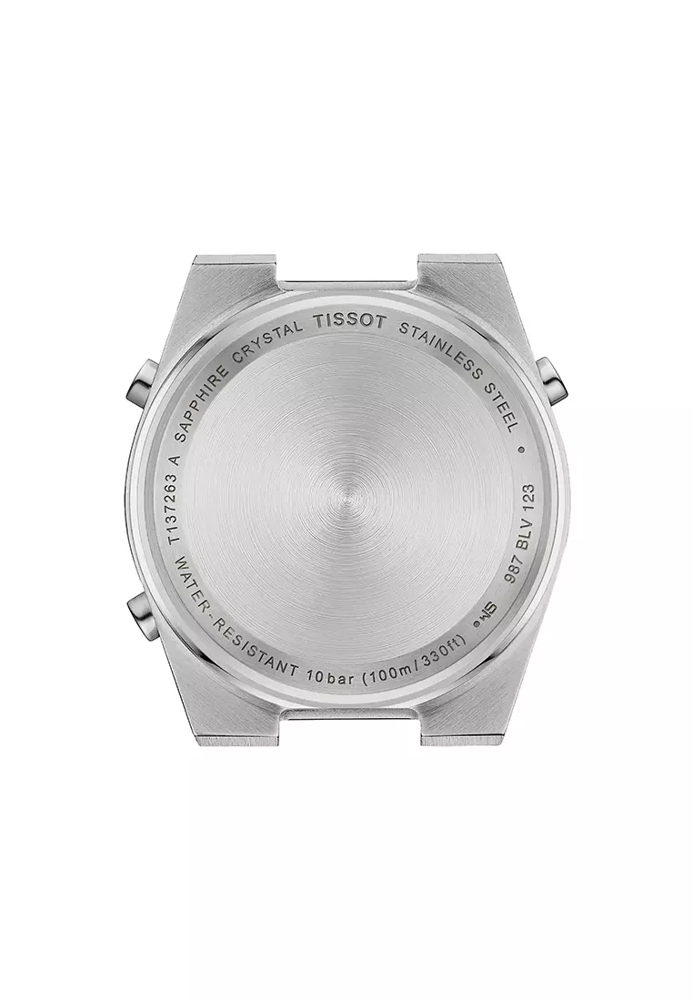 PRX Digital 35MM Unisex Grey Stainless Steel Bracelet And Black Dial Quartz Watch - T137.263.11.050.00