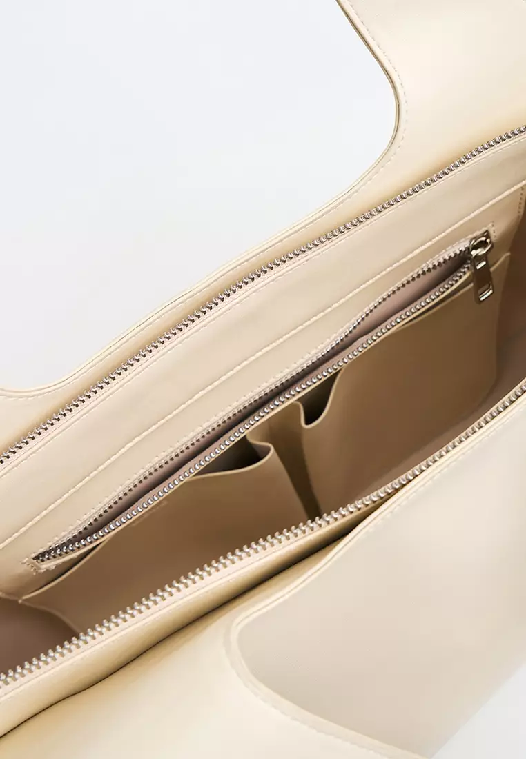 Pu  Customizable Work Bag with Zip Closure