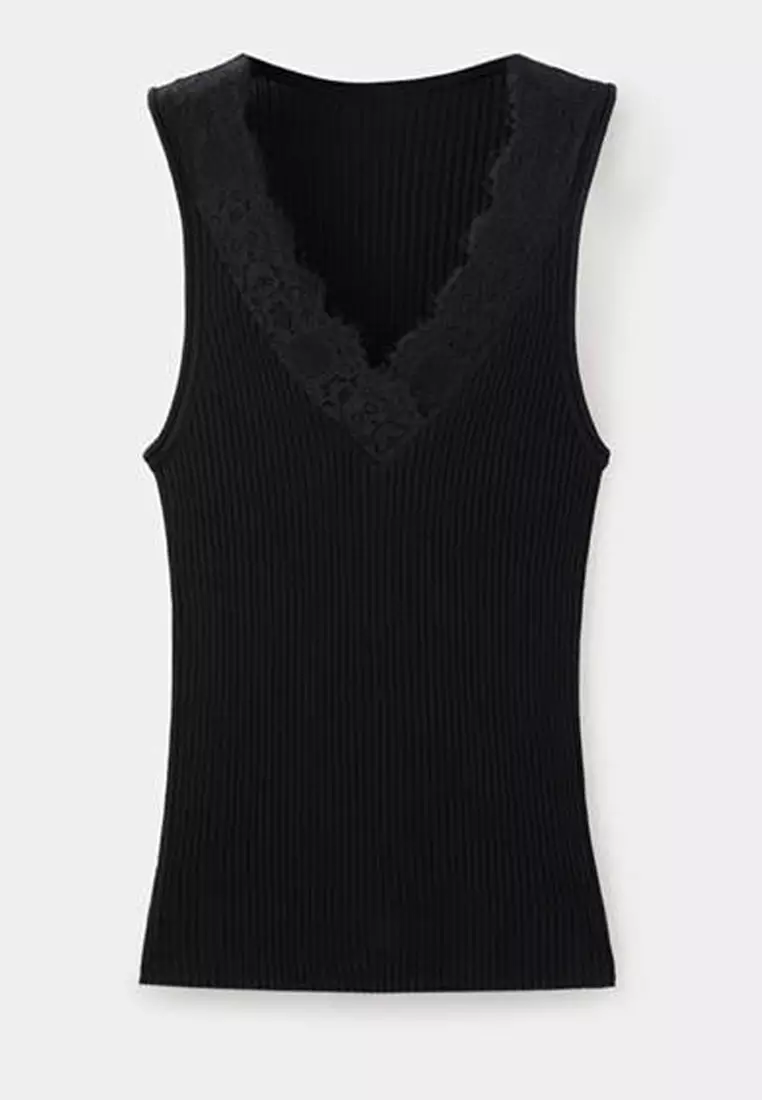 Lace Lyocell Top