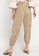 Chic Simple beige Pleated Harem Pants 92A01AA5AAA2DDGS_2