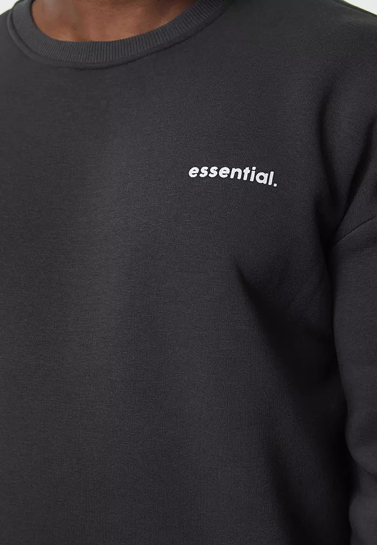 Plus Size Sweatshirt and Sweatpants Set