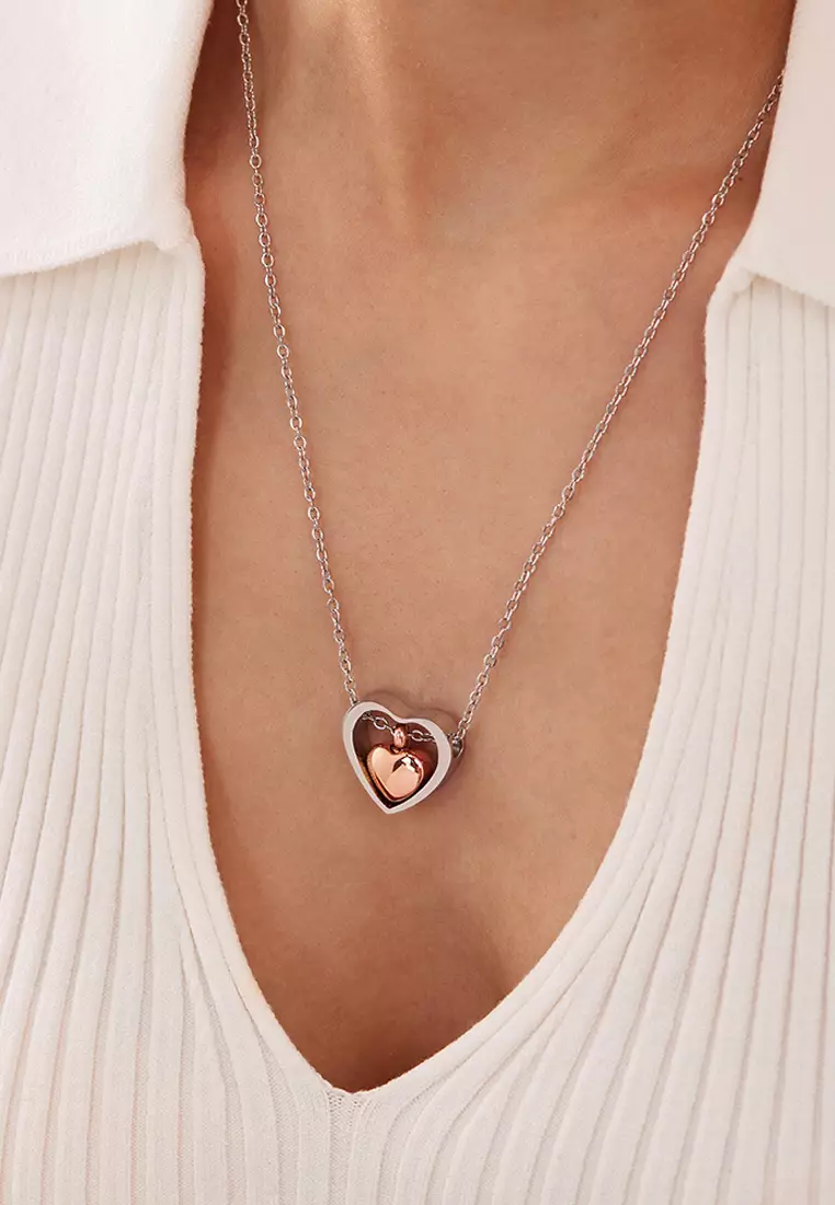 Heart Shape Pendants Necklace