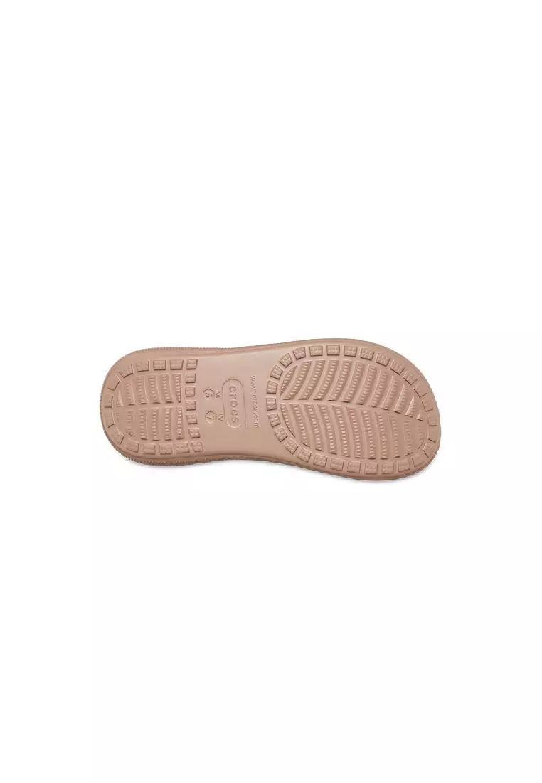 Buy Crocs Classic Crush Slide in Cork 2024 Online | ZALORA Philippines