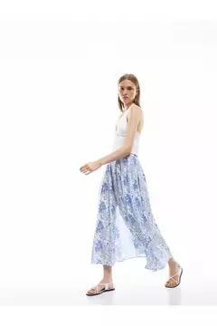 Blue Patterned