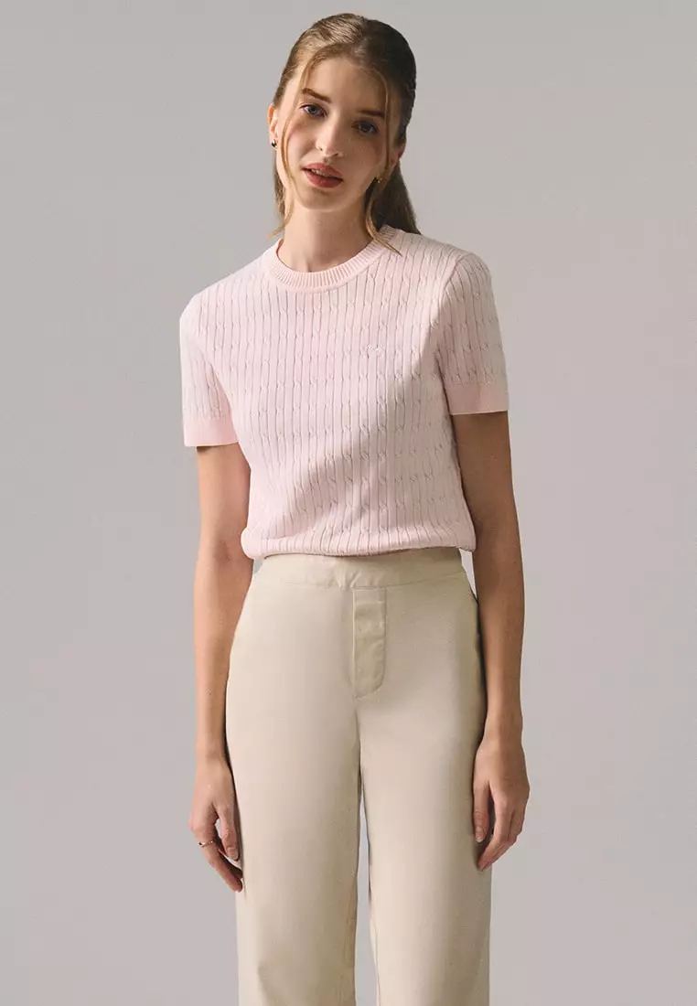 Cable Knit Top
