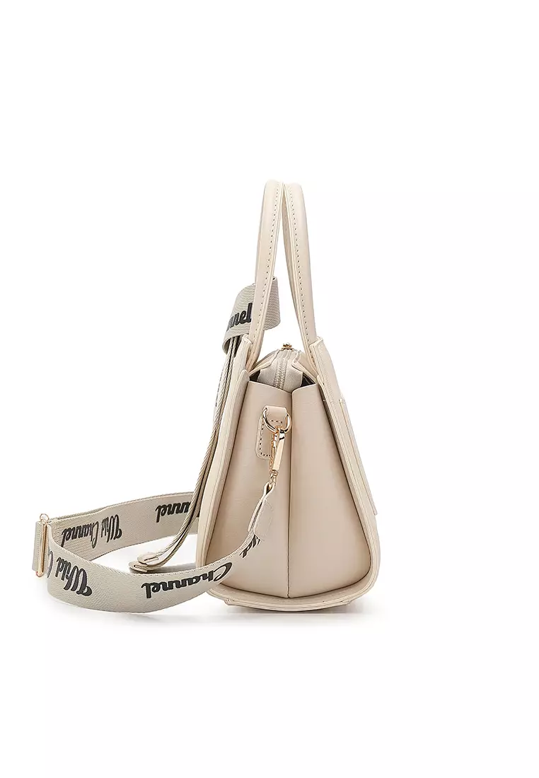 Women's Top Handle Bag / Sling Bag / Crossbody Bag / Shoulder Bag - Beige