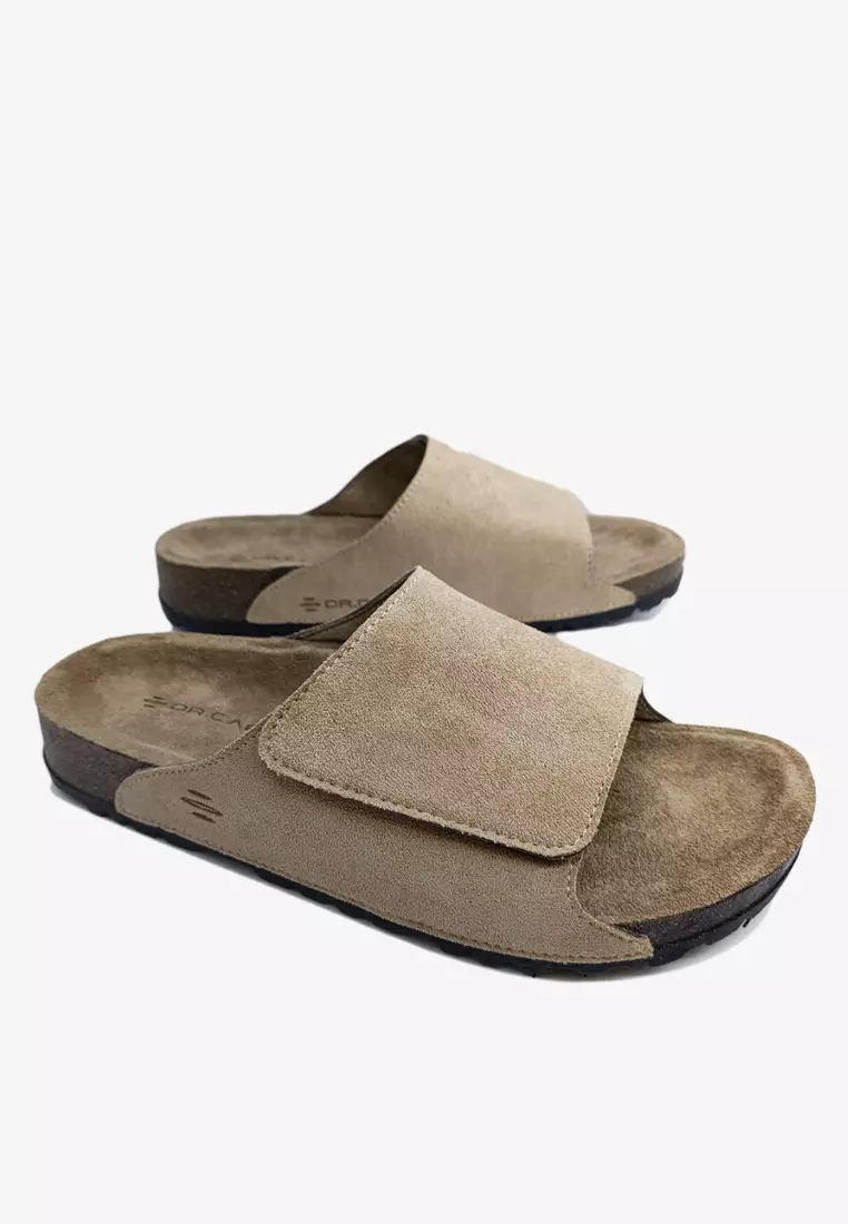 Dr. Cardin Men Cove Core Suede Comfort Sandals with Adjustable Strap D-SLB-8212