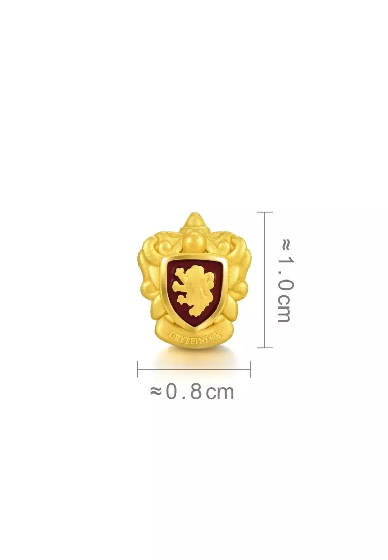 999 Gold Harry Potter Gryffindor Charm for Women & Men 92754C [Bracelet not included]
