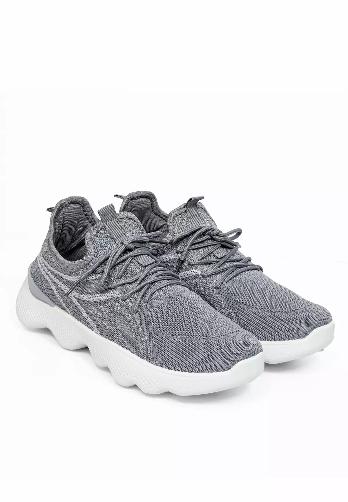Dr. Kevin Sepatu Sport Pria Men Sneakers Sekolah Flyknit Tali 889-070