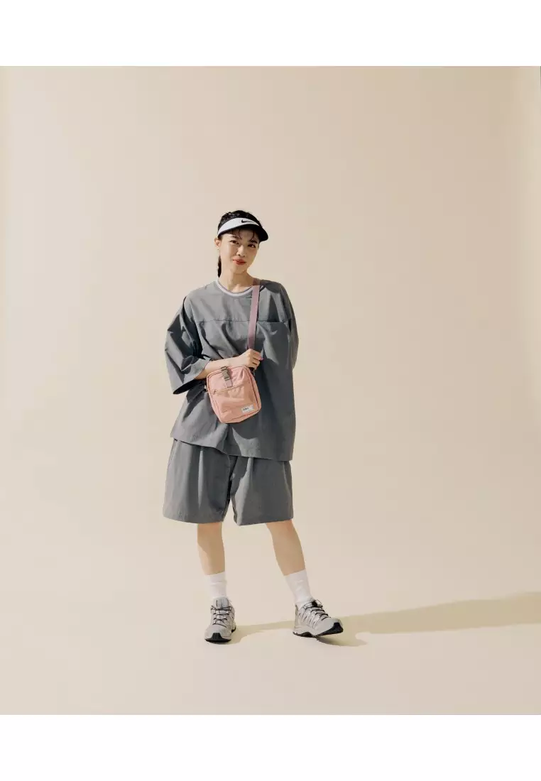 Plain-me 單色經典旅行小包-粉色