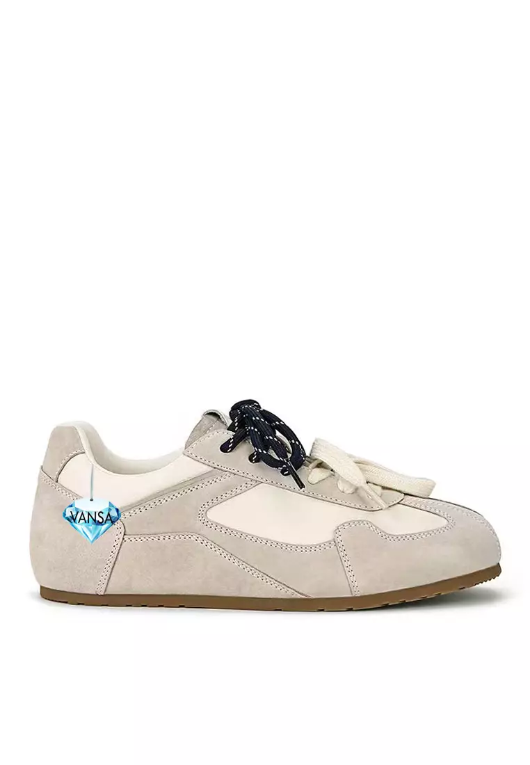 Discount on Twenty Eight Shoes  shoes - SKU: VANSA Contrast Color Inner Heigtening Casual Sneakers VPW-T-1912