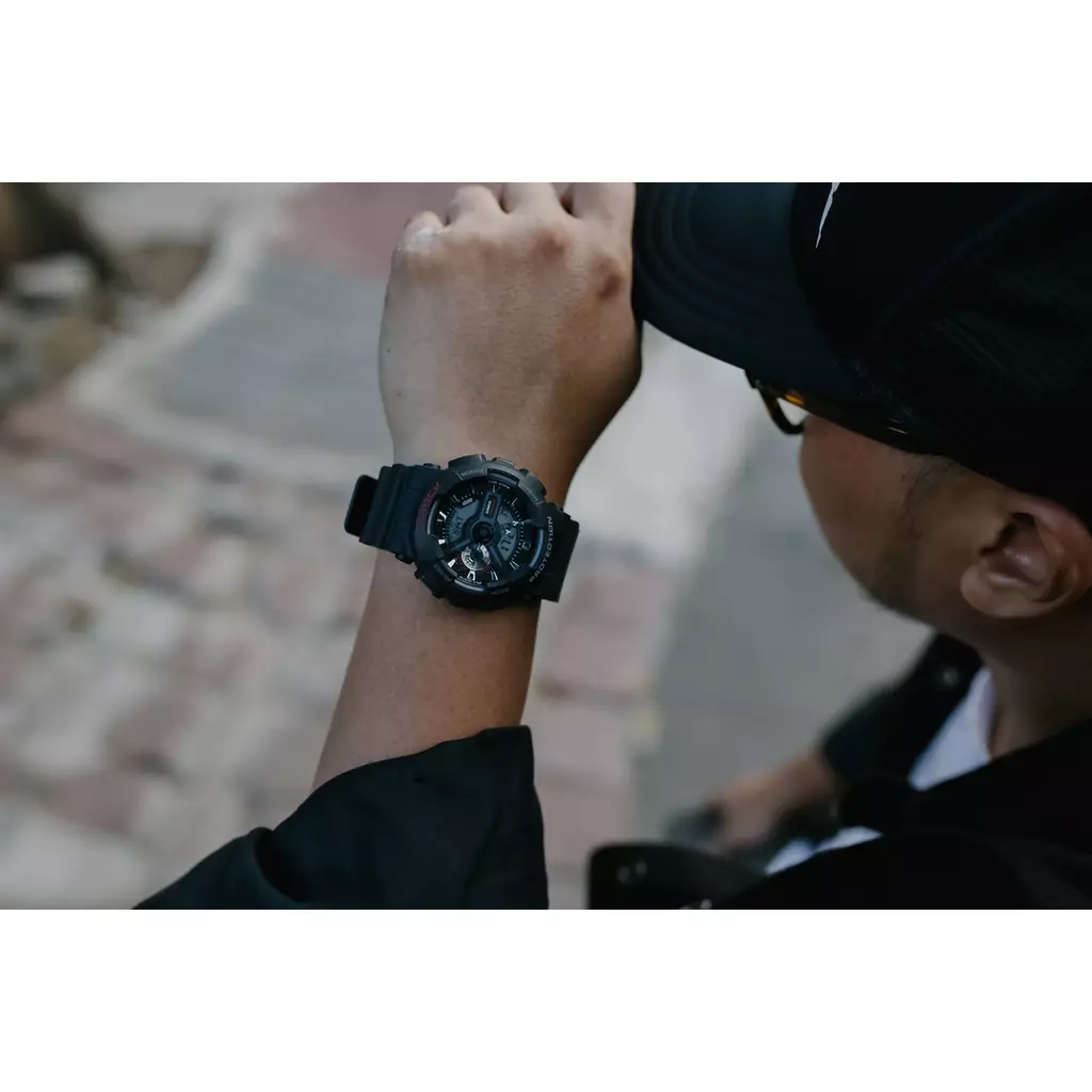 Casio G-Shock Magnetic Resistant Original Jam Tangan Pria GA-110-1ADR Waterproof