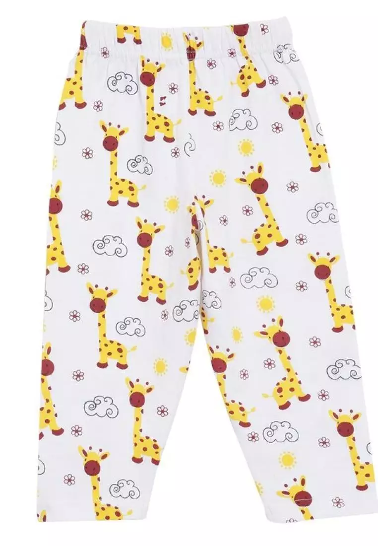 The Mom Store Kids Pajama Set Pack Of 3 Baby Koala, Tall as a Giraffe & Meow Meow - Multicolor