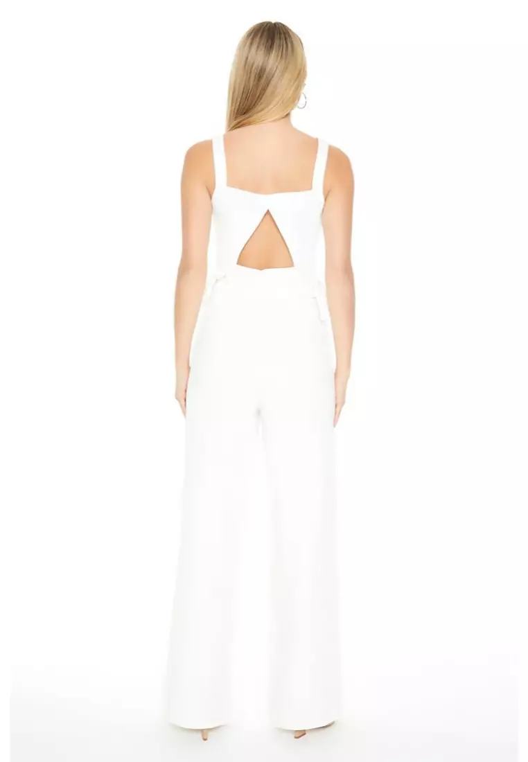 Forever 21 jumpsuit white online