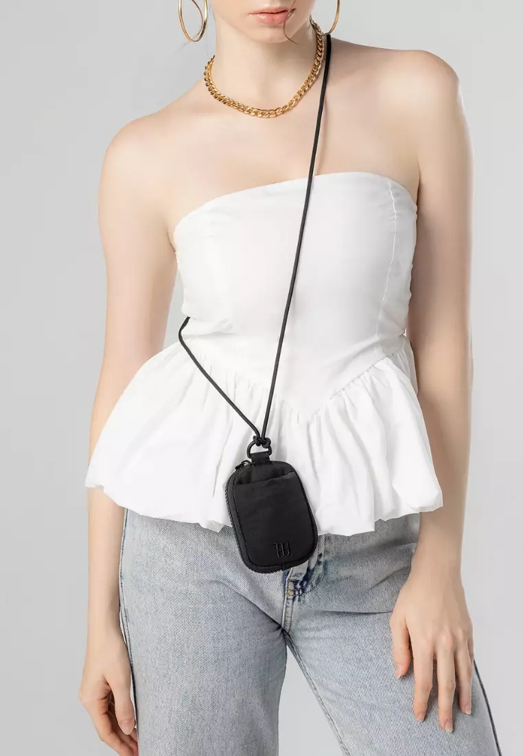 Poofah Lanyard Pouch - Black