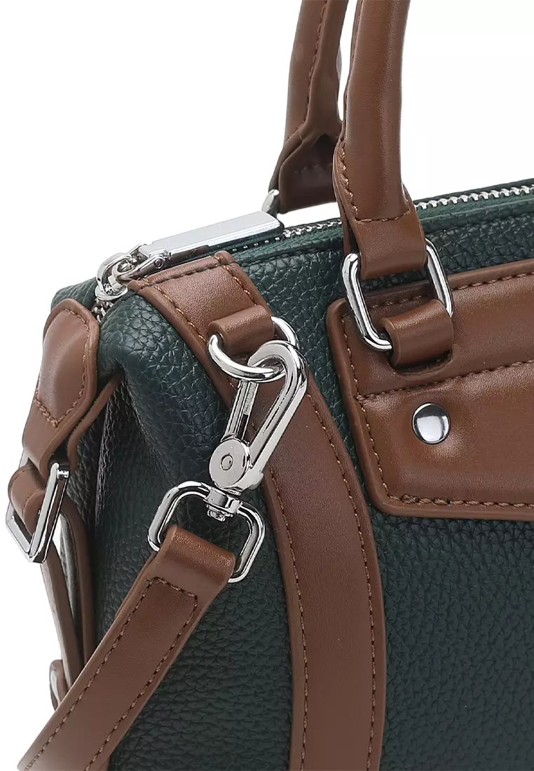 Women's Top Handle Bag / Sling Bag / Crossbody Bag / Shoulder Bag - Dark Green