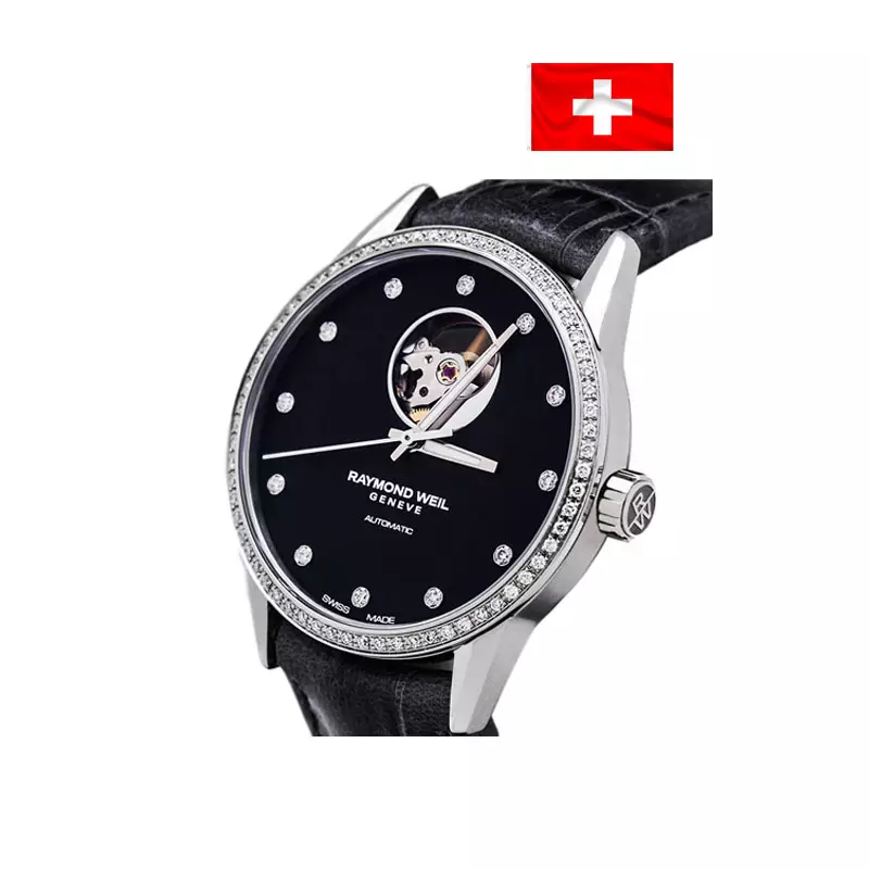 Jam Tangan Wanita Automatic Raymond Weil Freelancer Diamond