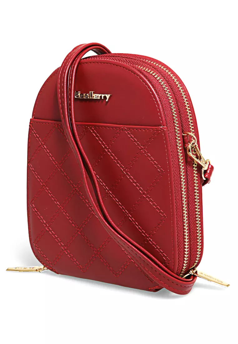 Sling Bag Wanita Tas Selempang Handphone Large Compartment Many Slot Material Leather ORIGINAL