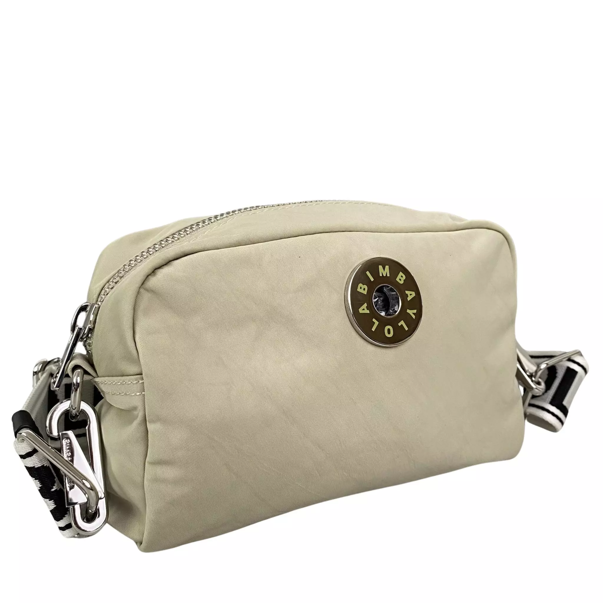 Bimba Y Lola S Khaki Nylon Crossbody