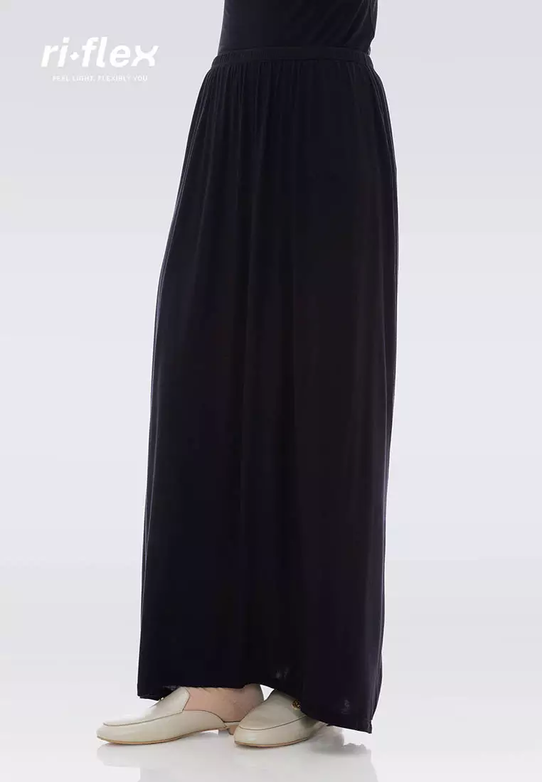 Ria Miranda Black Comfy Skirt