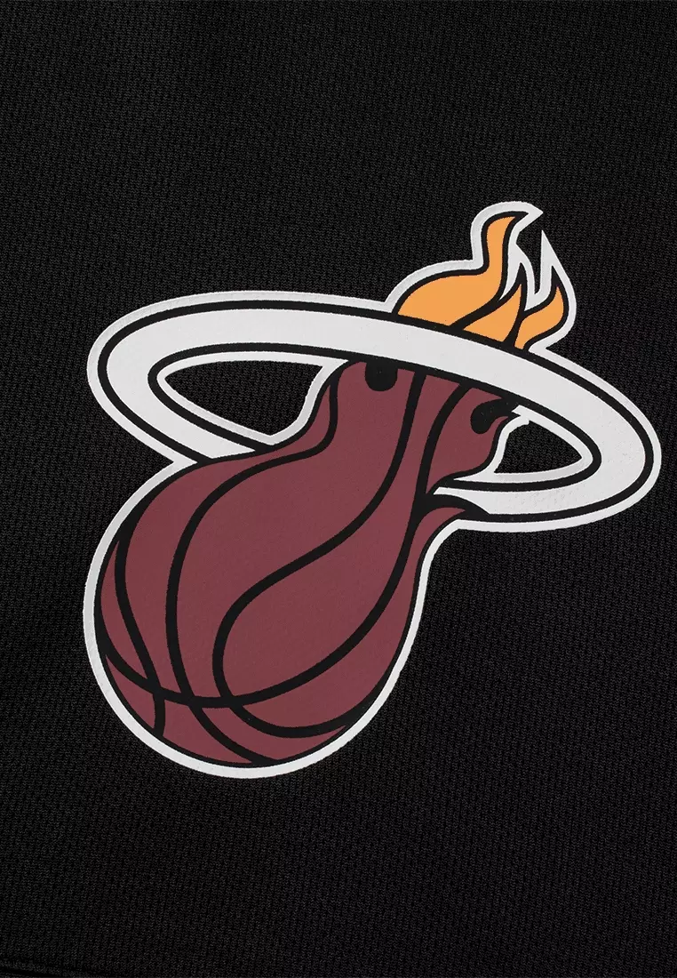 Cromatics Team Logo Print Miami Heat Regular Fit Mens Basketball Shorts