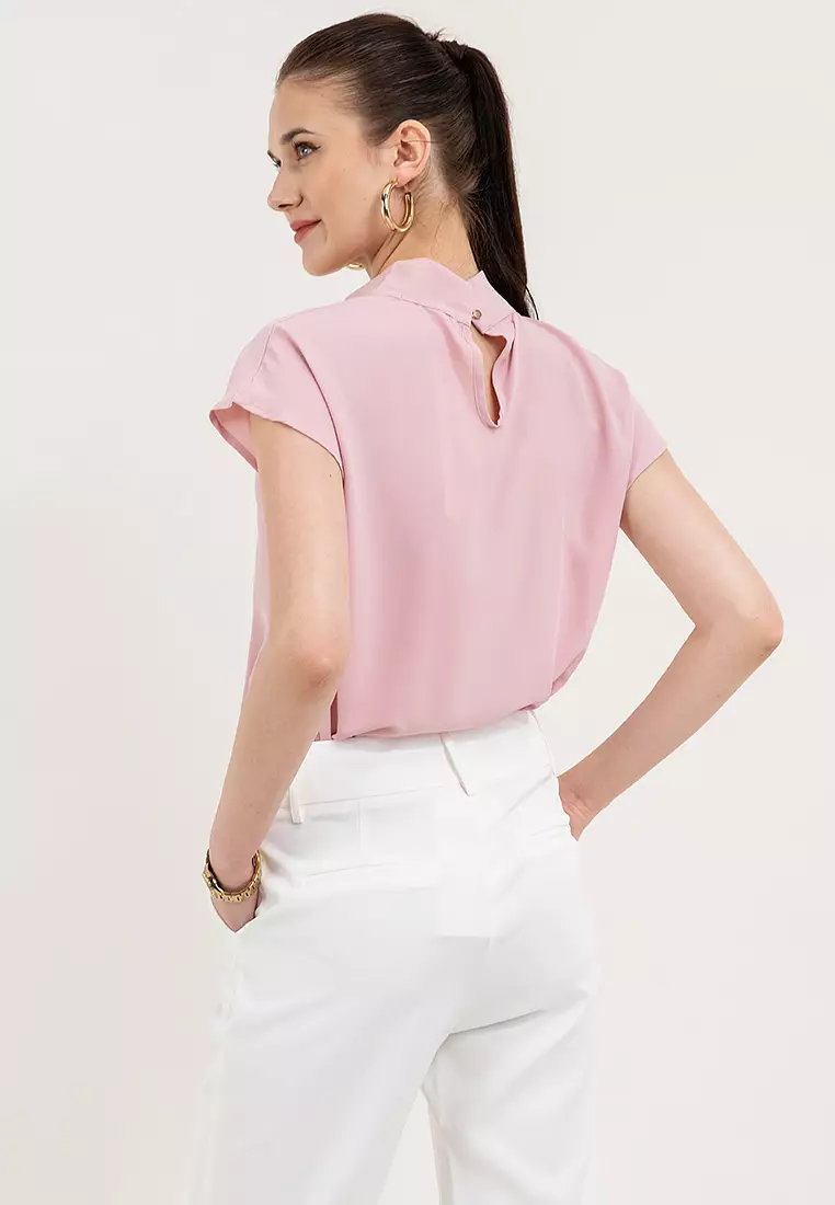 Denise Side Drape Blouse