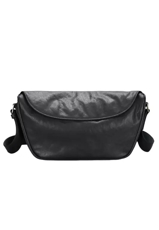 Men's Genuine Leather Shoulder Bag for Travel