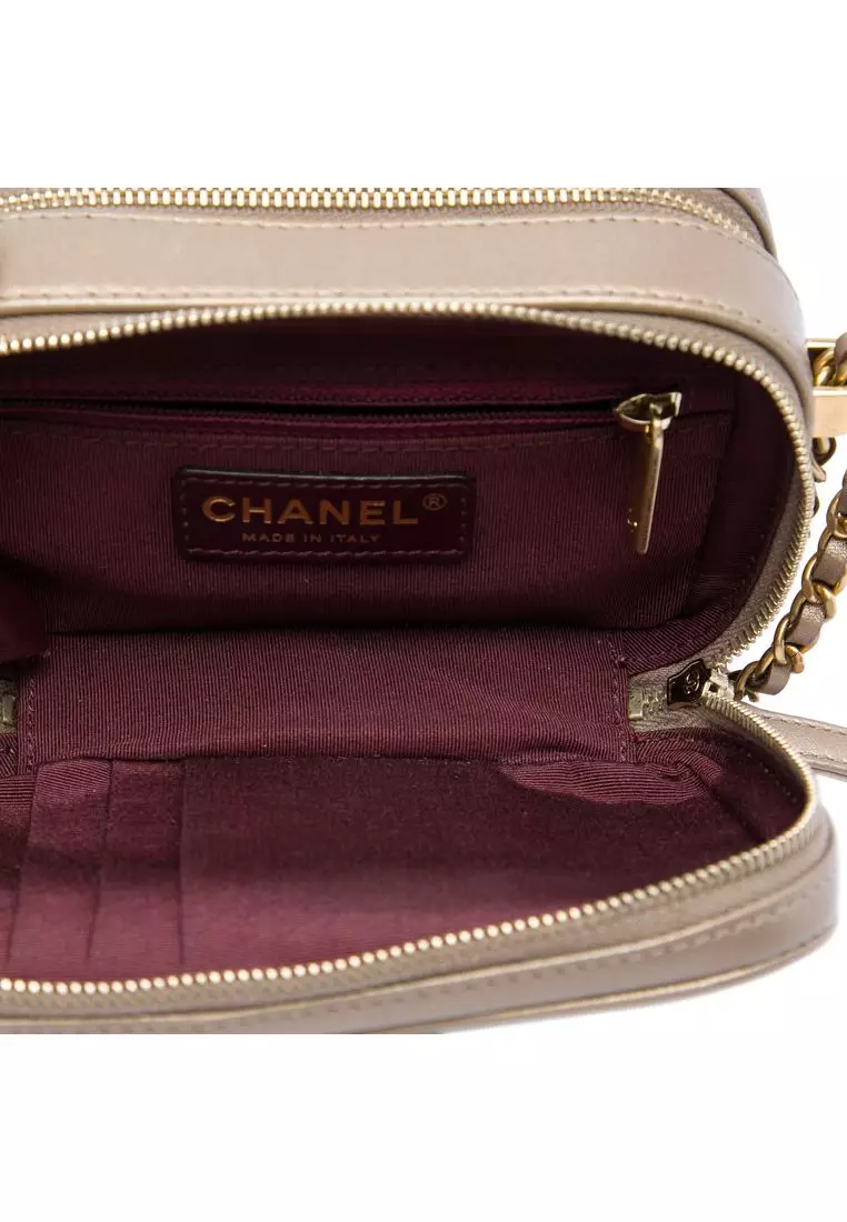 Pre-Loved Chanel Mini Quilted Lambskin Coco Boy Camera Bag