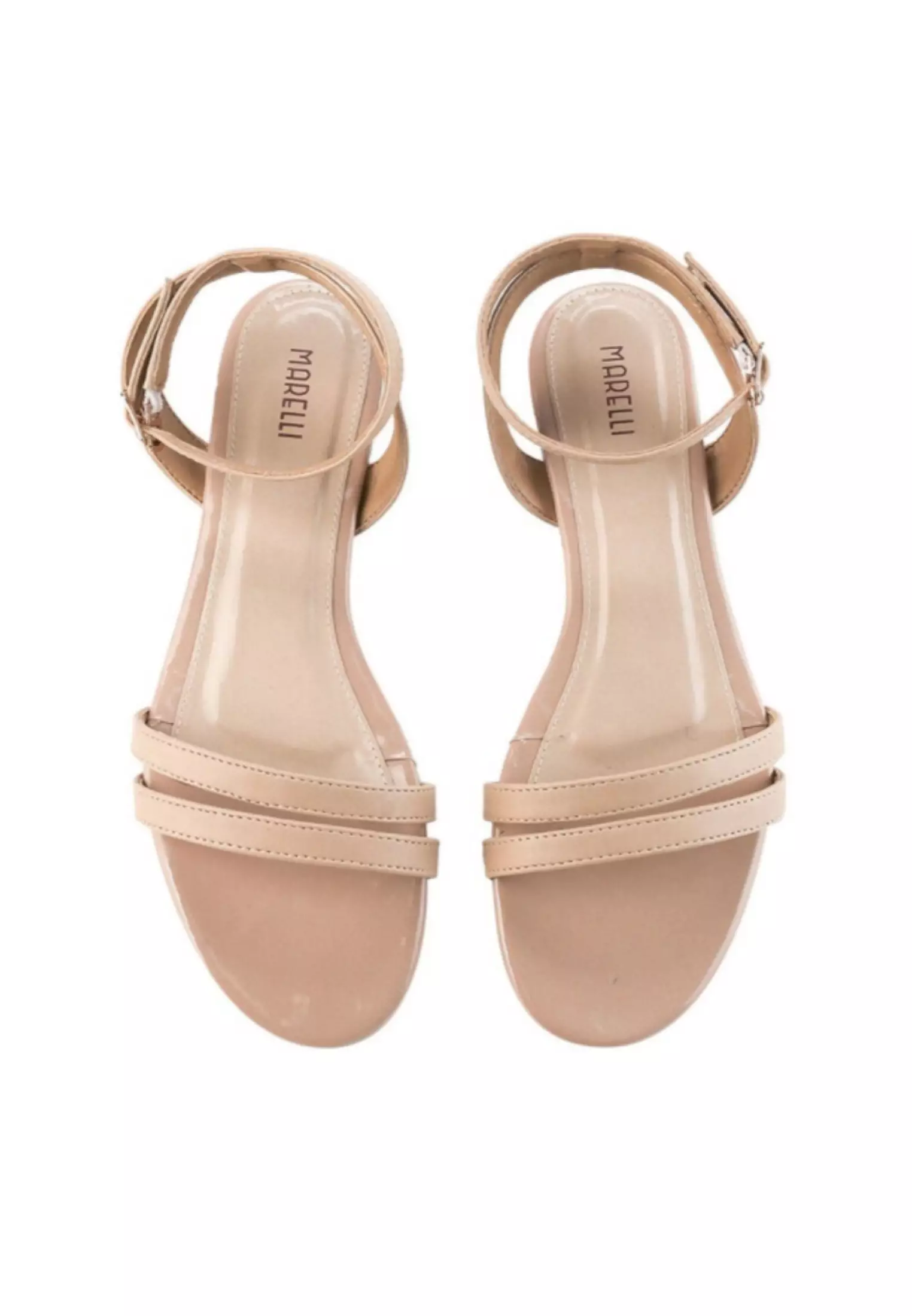 Floryn Sandal wanita Flat Slip On - Cream