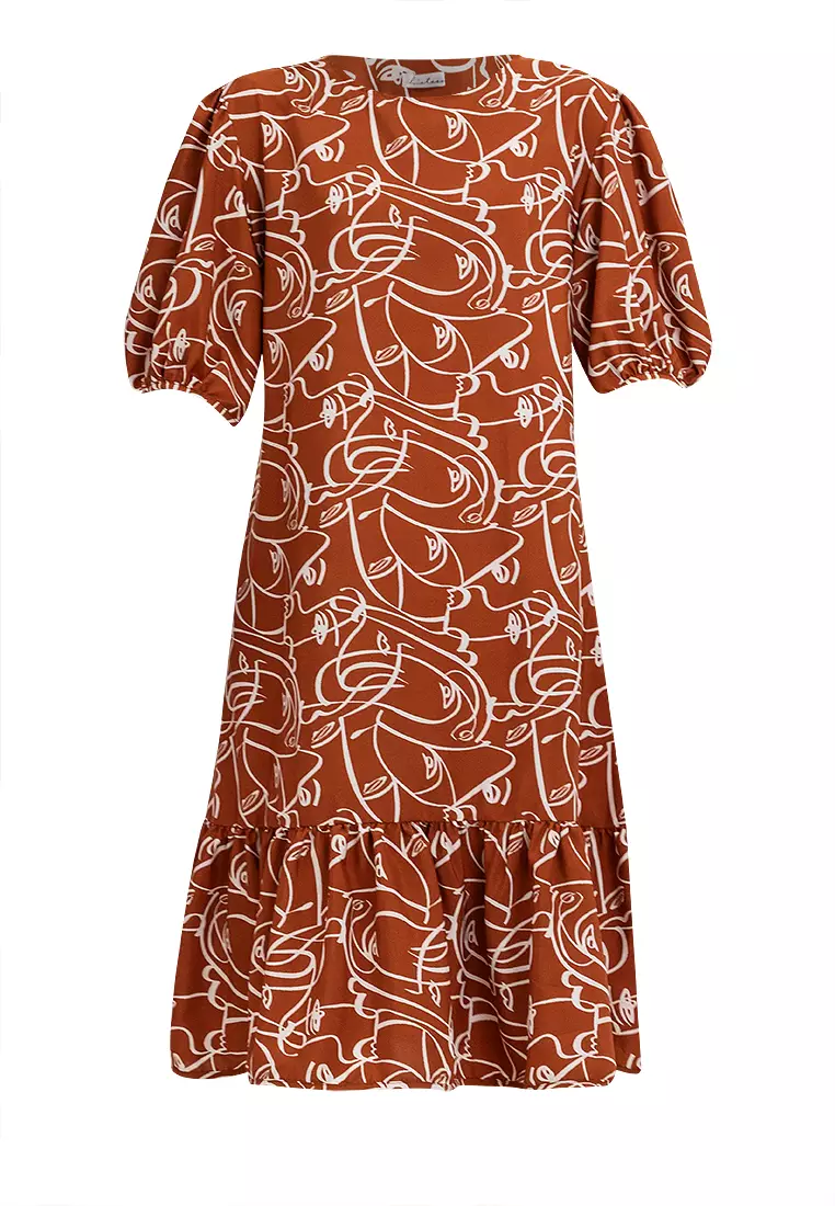 Serena Printed Dress