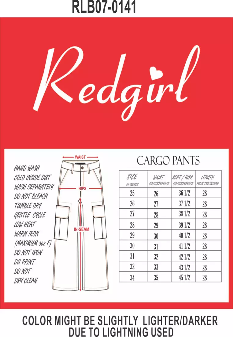 Denim Cargo Pants Ladies