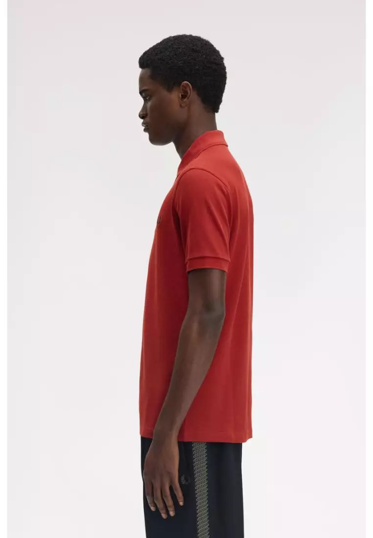 Fred Perry M6000 The Fred Perry Shirt (Burnt Red / Navy)